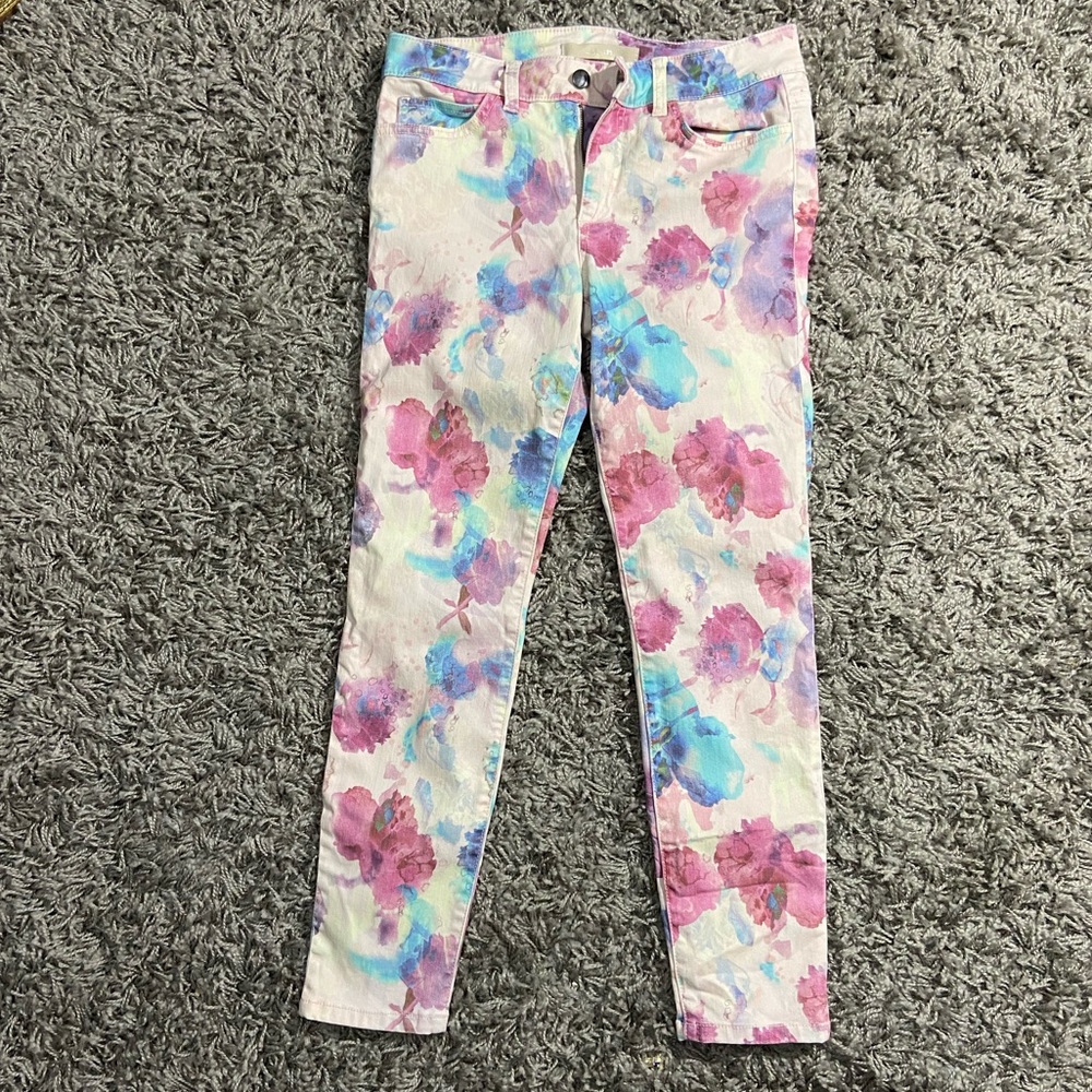 JOE’S Jeans Floral Watercolor Denim